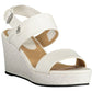 U.S. POLO ASSN. White Eco Leather Women Sandal