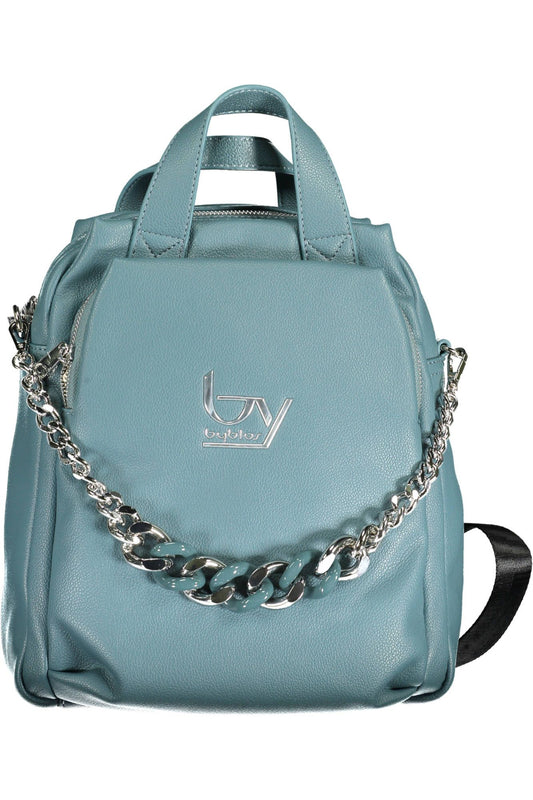 BYBLOS Blue Polyurethane Women Backpack