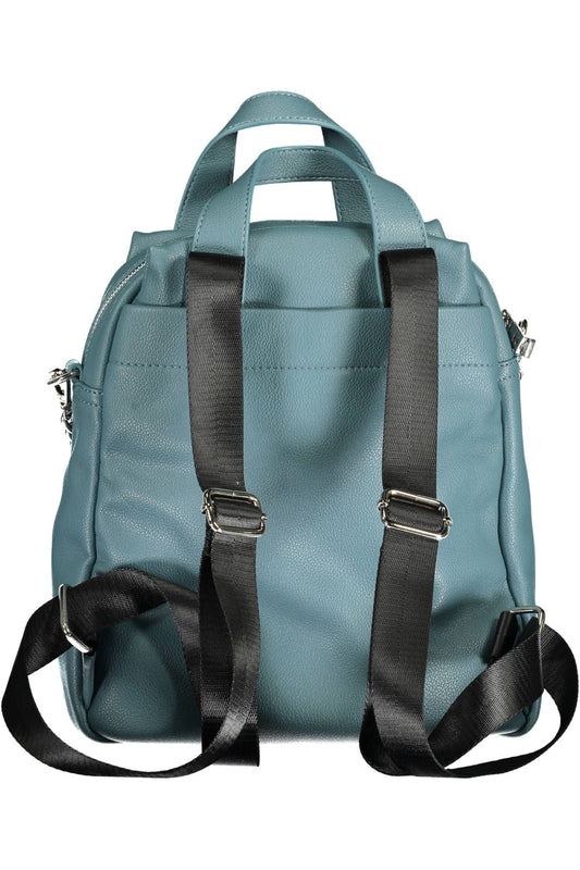 BYBLOS Blue Polyurethane Women Backpack