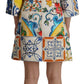 Dolce & Gabbana Chic Majolica Mini Jacquard Dress