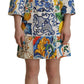 Dolce & Gabbana Chic Majolica Mini Jacquard Dress