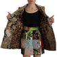 Dolce & Gabbana Elegant Multicolor Patchwork Blazer Jacket