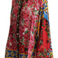 Dolce & Gabbana Elegant Silk Floral Print Blouse