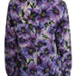 Dolce & Gabbana Elegant Floral Silk Long Sleeve Blouse