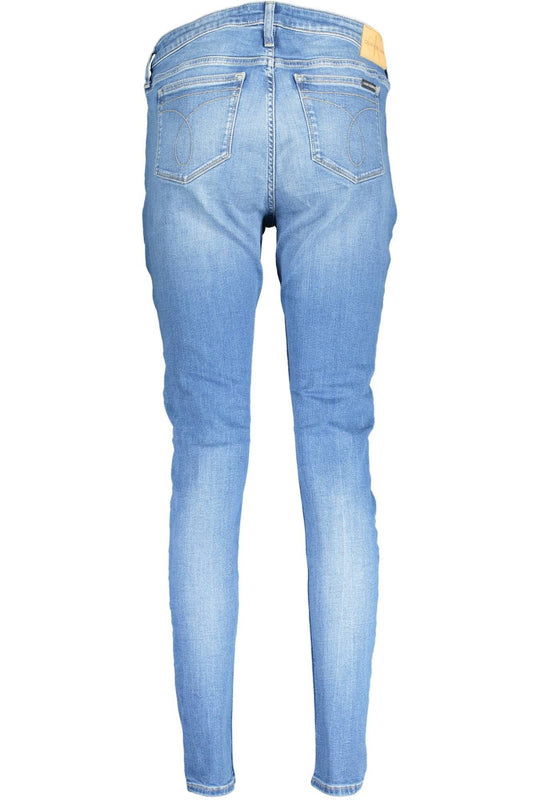 Calvin Klein Light Blue Cotton Women Jeans