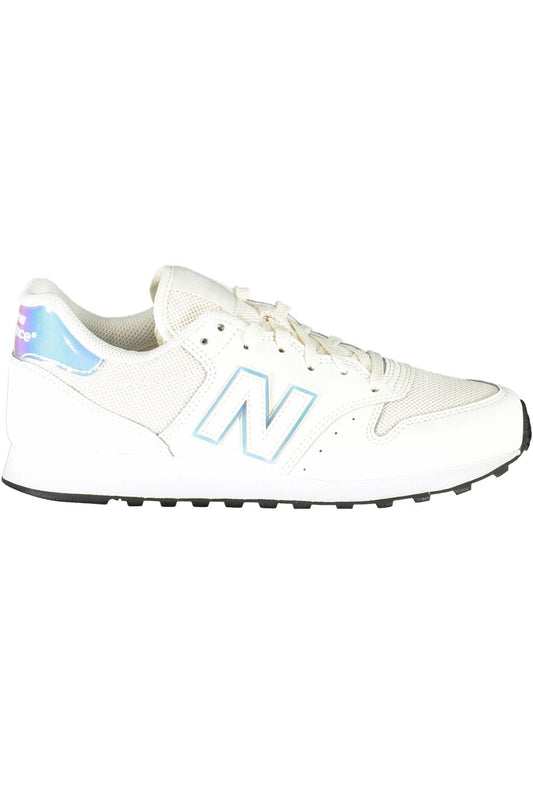 New Balance White Polyester Women Sneaker