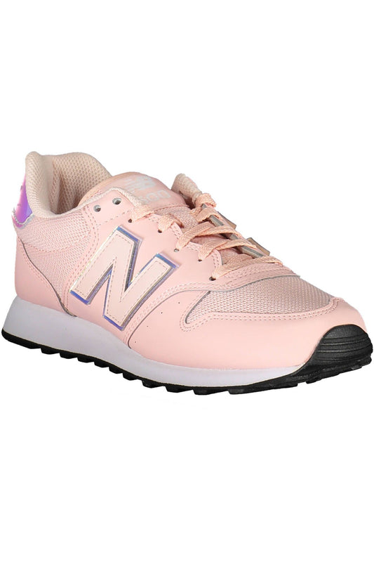 New Balance Pink Polyester Women Sneaker