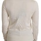 Dolce & Gabbana Elegant Off-White Silk Cardigan