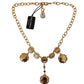 Dolce & Gabbana Elegant Timekeeper Statement Necklace