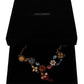 Dolce & Gabbana Elegant Floral Statement Necklace