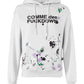 Comme Des Fuckdown Splash of Color Hooded Cotton Sweatshirt