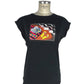 Yes Zee Black Cotton Women's Top