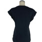 Yes Zee Black Cotton Women's Top