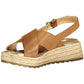 U.S. POLO ASSN. Brown Eco Leather Women Sandal