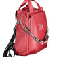 BYBLOS Red Polyurethane Women Backpack