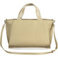 Tommy Hilfiger Beige Polyester Women Handbag