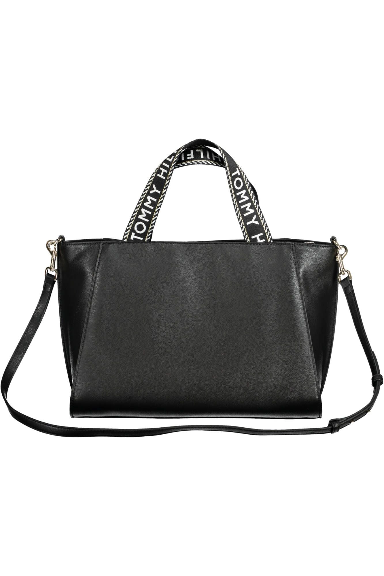 Tommy Hilfiger Black Polyester Women Handbag