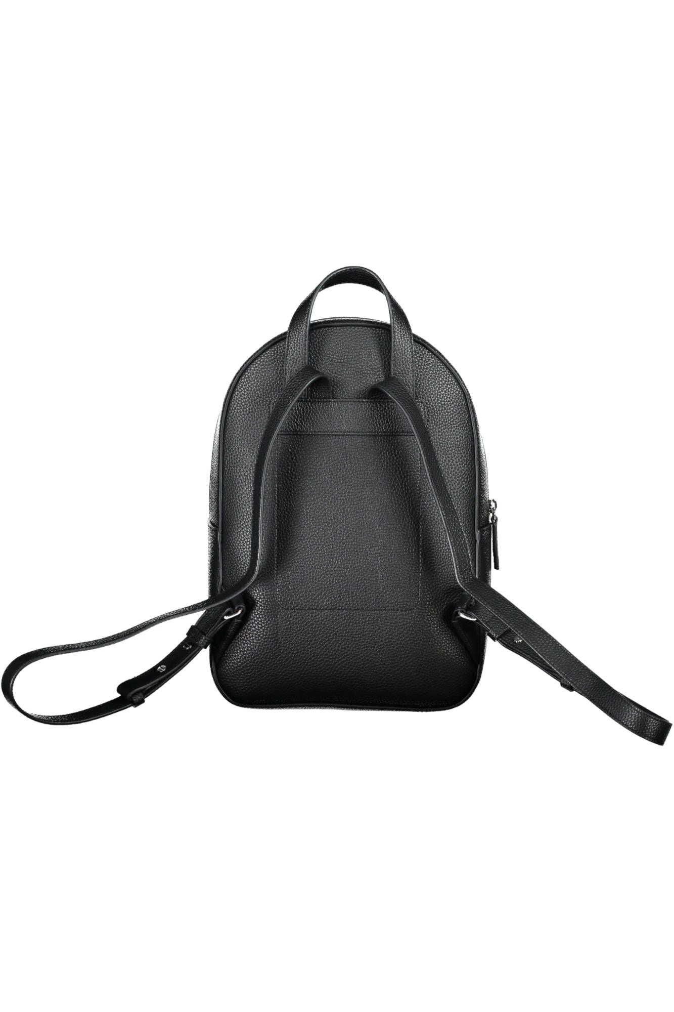 Tommy Hilfiger Black Polyurethane Women Backpack