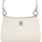 Tommy Hilfiger White Polyester Women Handbag