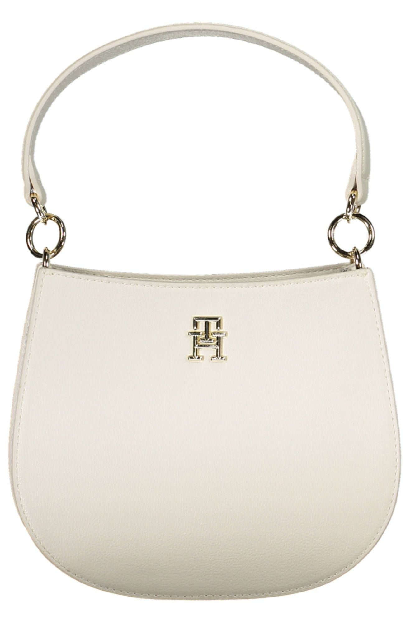 Tommy Hilfiger White Polyester Women Handbag