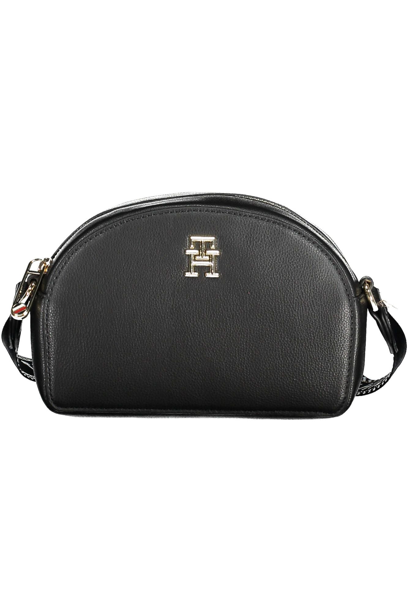 Tommy Hilfiger Black Polyester Women Handbag