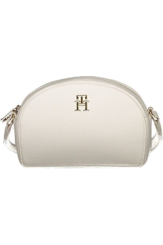 Tommy Hilfiger White Polyester Women Handbag