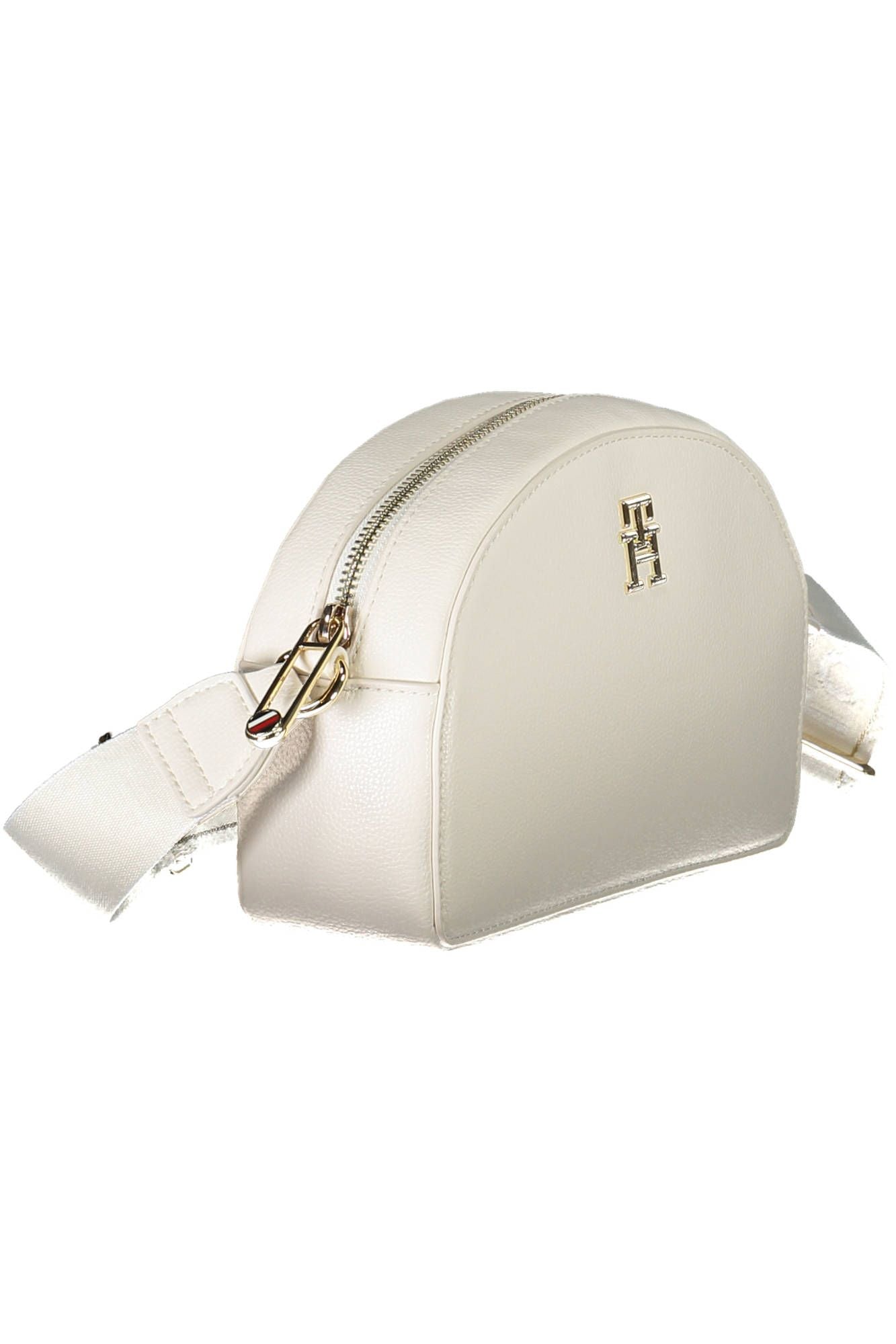 Tommy Hilfiger White Polyester Women Handbag