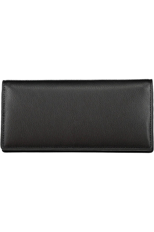 Tommy Hilfiger Black Polyurethane Women Wallet