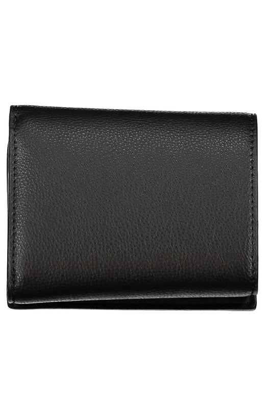 Tommy Hilfiger Black Polyurethane Women Wallet