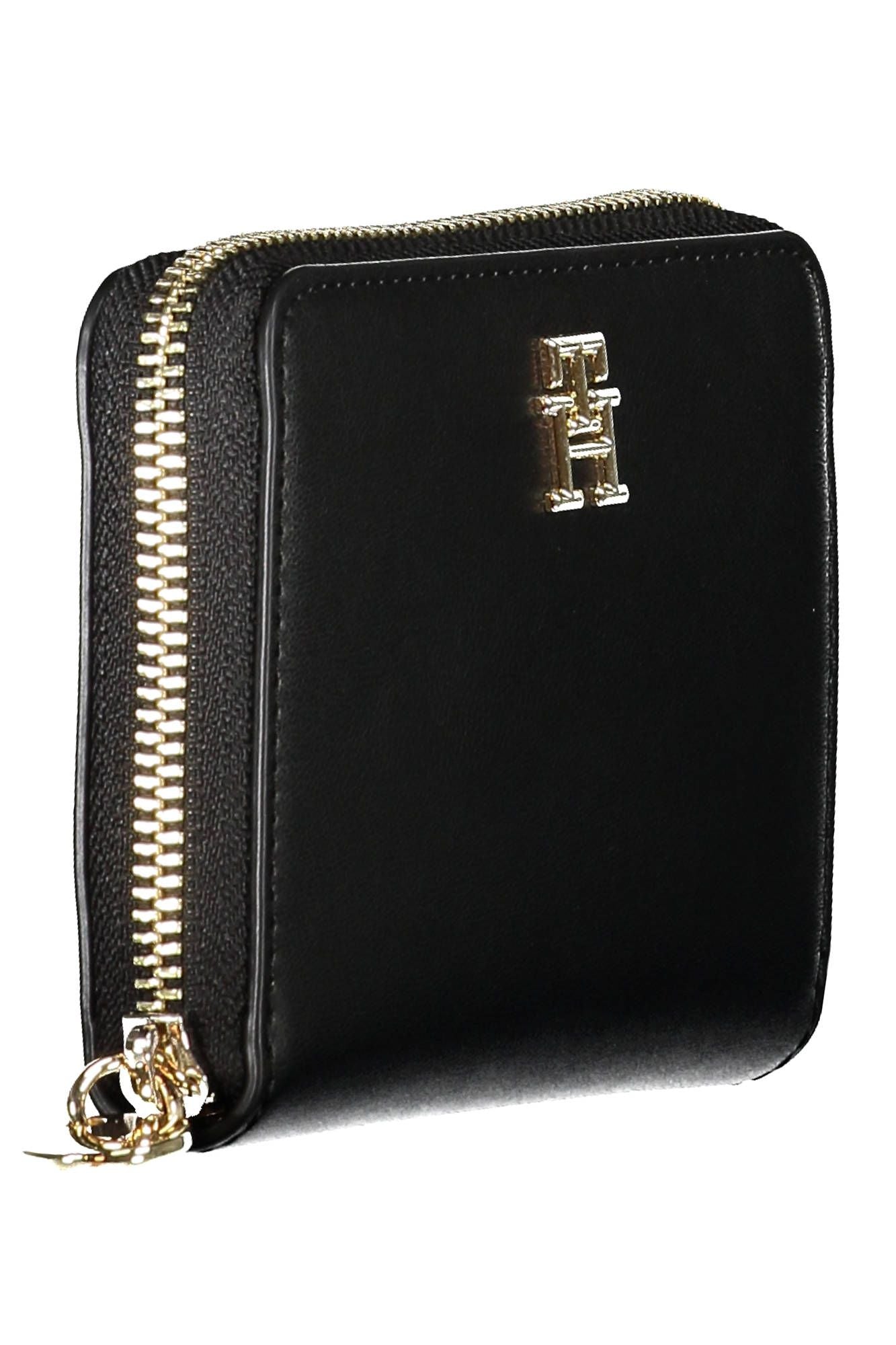 Tommy Hilfiger Black Polyurethane Women Wallet