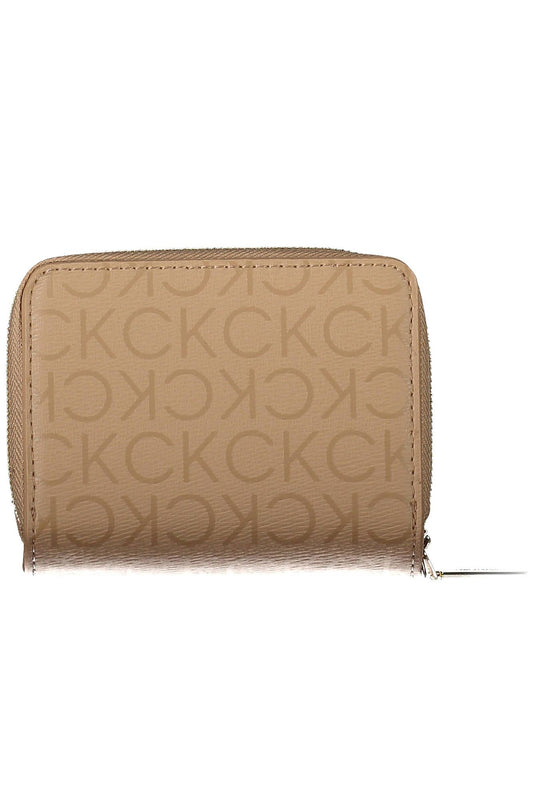 Calvin Klein Beige Polyester Women Wallet