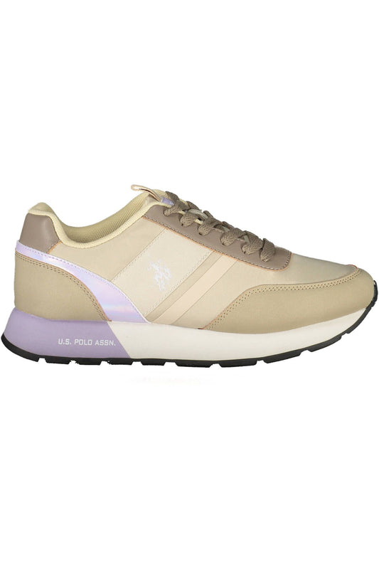 U.S. POLO ASSN. Beige Nylon Women Sneaker