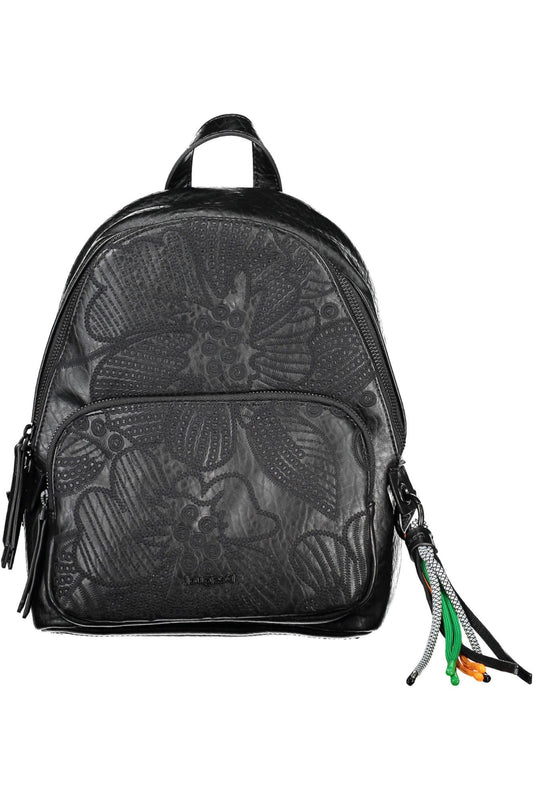 Desigual Black Polyurethane Women Backpack