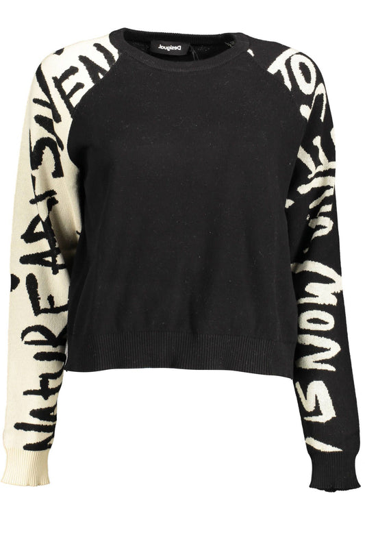 Desigual Black Cotton Women Sweater