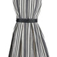 Yes Zee Chic Gray Sleeveless Dress with Belt