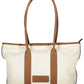 La Martina Beige Cotton Women Handbag