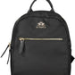 La Martina Black Nylon Women Backpack