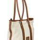 La Martina Beige Cotton Women Handbag