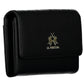 La Martina Black Polyurethane Women Wallet