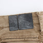 Costume National Chic Beige Straight Leg Fashion Jeans