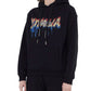 Comme Des Fuckdown Graffiti Logo Cotton Hoodie With Drawstring