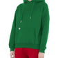 Comme Des Fuckdown Chic Green Hooded Cotton Sweatshirt with Logo Embroidery