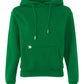 Comme Des Fuckdown Chic Green Hooded Cotton Sweatshirt with Logo Embroidery