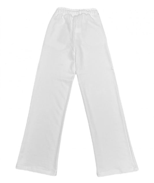 Comme Des Fuckdown Chic Contrasting Logo Palazzo Pants