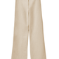 Comme Des Fuckdown Elegant Beige Palazzo Pants with Logo Accent