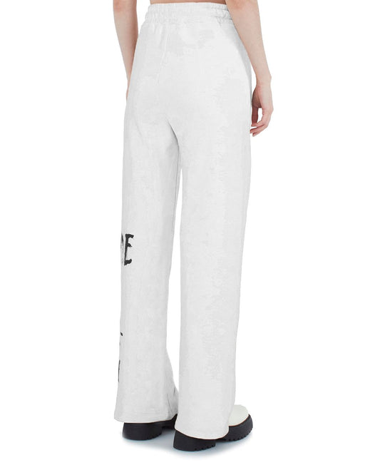 Comme Des Fuckdown Chic Embroidered Drawstring Cotton Trousers