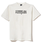 Comme Des Fuckdown Elevated Cotton Tee with Iconic Slogan Print