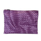 Bottega Veneta Women's Medium Purple Pouch Cosmetic Bag