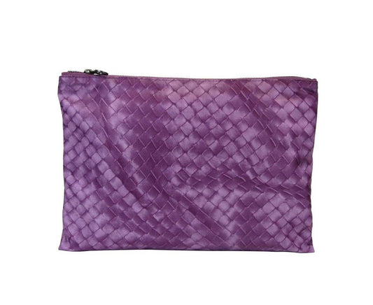 Bottega Veneta Women's Medium Purple Pouch Cosmetic Bag