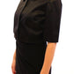 Dolce & Gabbana Elegant Black Stretch Bolero Shrug Jacket